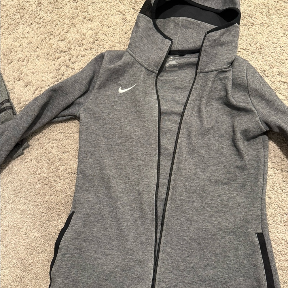 Nike Gray Full-Zip Hoodie